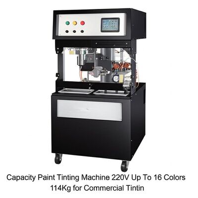 Capacità Tinting Machine 220V fino a 16 colori 114Kg per Tintin commerciale